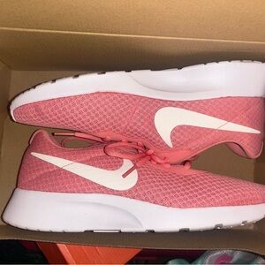 Pink Nike sneakers
